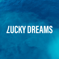 Lucky dreams logo blue